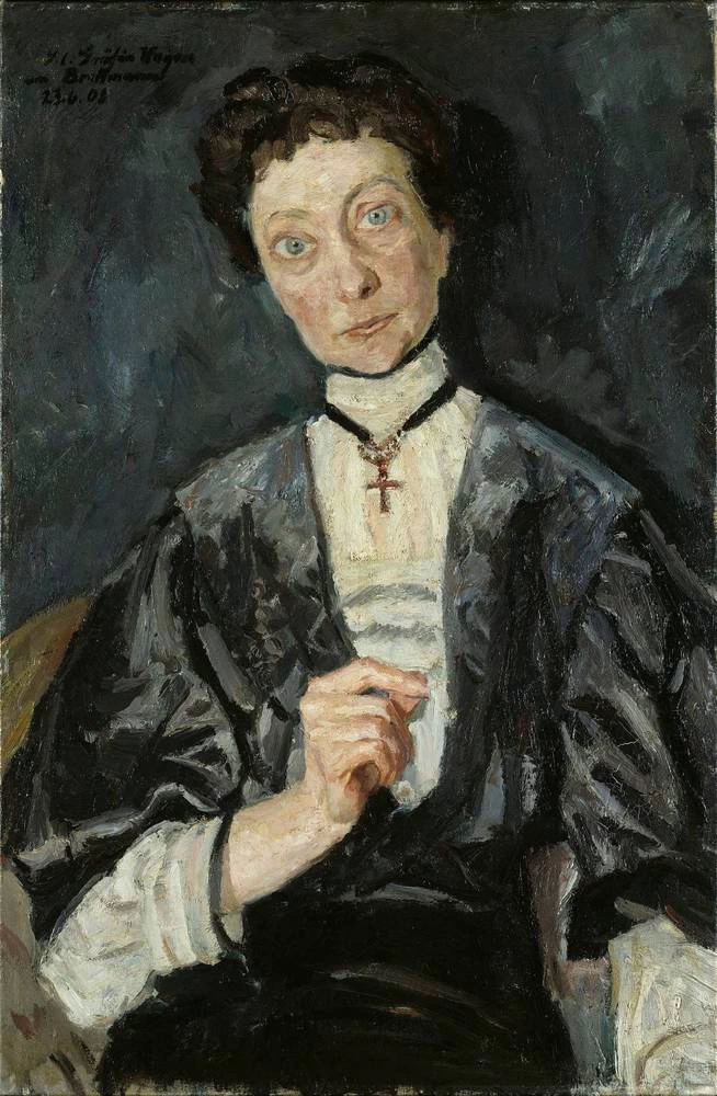Ritratto di Augusta Gräfin vom Hagen, 1908 - Staatliche Kunstsammlungen, Galerie Neue Meister, Dresden